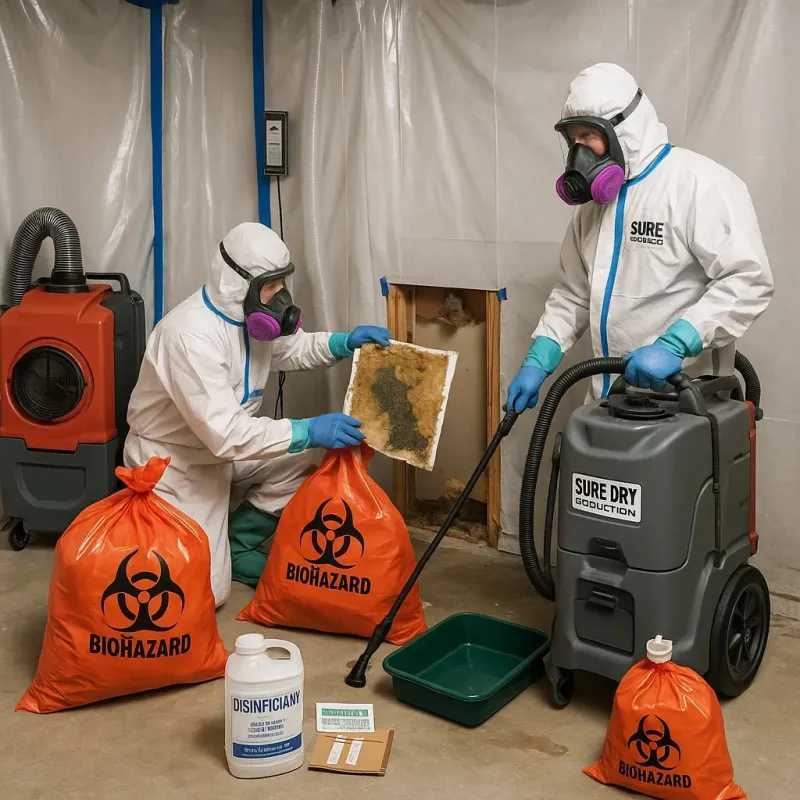 Contaminated Water Handling Protocols process in Haslet, TX